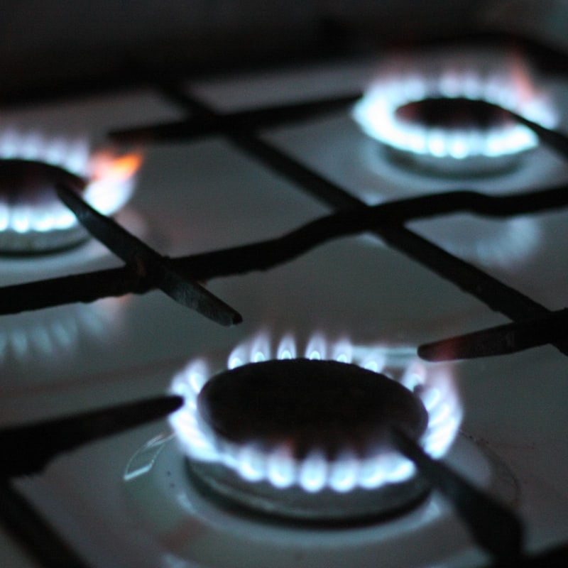 Cocina a Gas 5 Hornallas